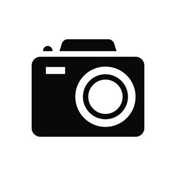 Camera icon vector graphic illustration