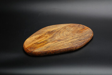 Wooden board for kitchen isolated