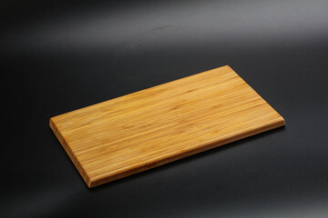 Wooden board for kitchen isolated