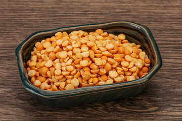 Dry peas for cooking