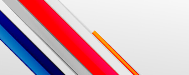 Multicolored lines background. Design template for business or technology presentations, internet posters or web brochure covers
