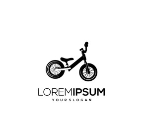 bike icon logo design silhouette