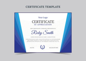 Certificate of Appreciation template, Certificate of achievement template, awards diploma template, Certificate of completition template