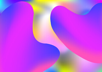 Fluid background with liquid dynamic elements and shapes.