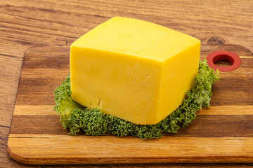Yellow tilsiter cheese dairy product