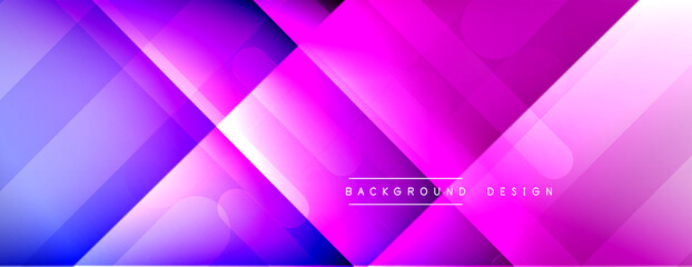 Dynamic lines abstract background. 3D shadow effects and fluid gradients. Modern overlapping forms