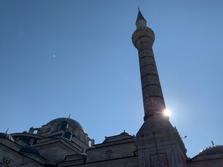 Silhouette of a mosque