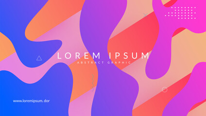 Geometric Design. Hipster Frame. Blue Mobile Background. Gradient Banner. Liquid Element. Multicolor Template. Wave Landing Page. Tech Abstract Layout. Lilac Geometric Design