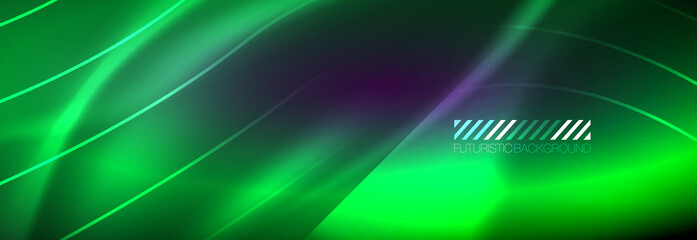 Neon dynamic beams vector abstract wallpaper background. Wallpaper background, design templates for business or technology presentations, internet posters or web brochure covers