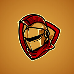 Knight Head Sport Mascot Logo