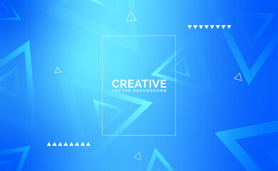 blue  abstract cool trendy modern background. geometric triangle shape, wavy, dynamic, gradient blur color design, simple shapes. Usable for banner poster landing page