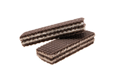 crispy waffles isolated