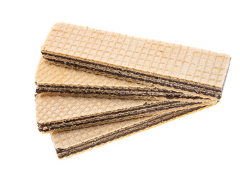 crispy waffles isolated