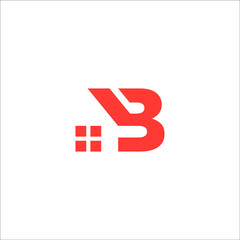 B with home logo