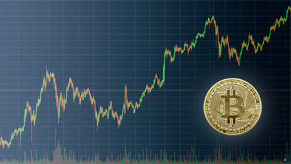 bitcoin stocks grow. Market grow. Cryptocurrency exchange. Stock market trading. buy/sell BTC