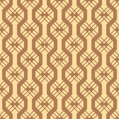 Japanese Geometric Zigzag Vector Seamless Pattern