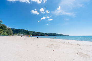 A bright day with clear sky at Patong, Phuket