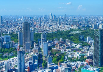 Fototapeta na wymiar 東京風景　六本木から望む街並み