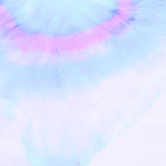 Soft Batik Dyed. White Ethnic Tie Dye. Dirty