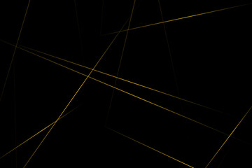 Abstract black with gold lines, triangles background modern design. Vector illustration EPS 10.