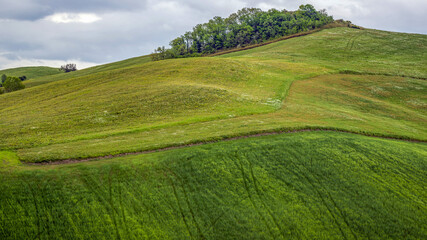 Paysage rural en Italie dans la région des Marches