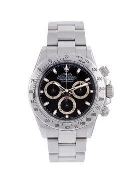 MANILA, PHILIPPINES - Feb 04, 2016: Luxury Rolex Watch On White