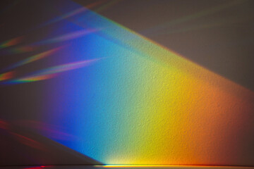 A rainbow background for products and overlays. Prism Light