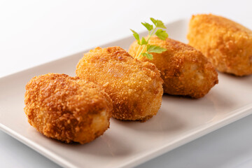 Tapa of croquetas or croquettes