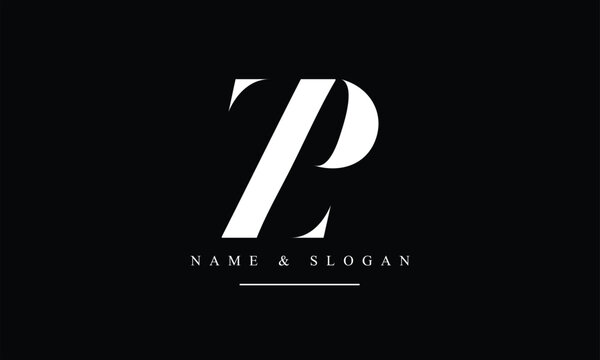 PZ, ZP, P, Z abstract letters logo monogram