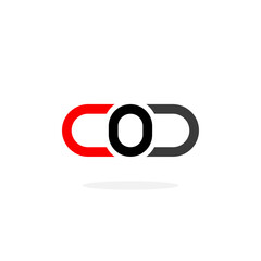 Pharmacy Pill Logo Icon Letter O