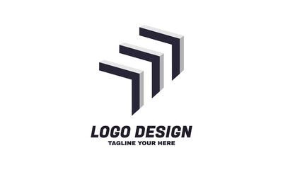stock illustration company geometrical abstract logos