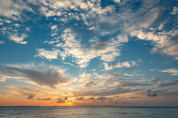 Paradise beach in Punta Norte, Isla Mujeres, Mexico
