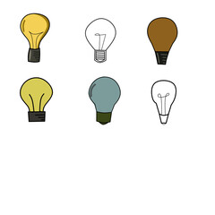 vector image of a lamp icon