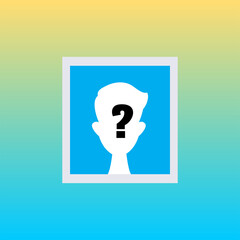 cover photo of silhouette people for thumbnail studio on blue background