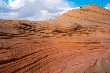 Red Sandstone Rocks in a Canyon in Page, Arizona