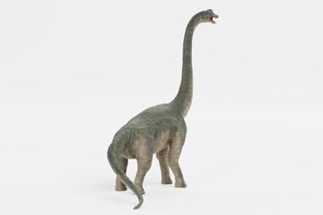 Realistic 3D Render of Brachiosaurus Dinosaur © bescec