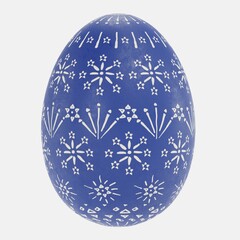 Realistic 3D Render of Easter Egg