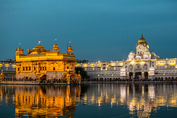 The Golden Temple, also known as Harmandir Sahib, meaning 
