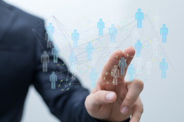 Unity group and teamwork concept