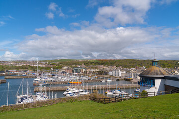 Whitehaven Cumbria England UK coast town near the Lake District 