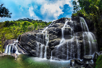 Baker’s Falls at Horton Plains, Sri Lanka