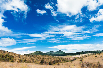 A mountain landscape at Horton Plains, Sri Lanka