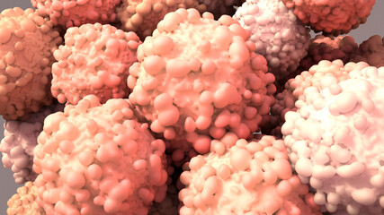 Tumours, group of abnormal cells that form growths - obrazy, fototapety, plakaty