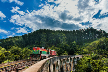 Demodara Nine Arch Bridge at Ella, Sri Lanka