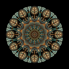 mandala art ornament for printing