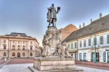 Fototapeta na wymiar Szeged Downtown, HDR Image, Hungary