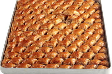 Traditional Turkish Dessert Baklava. Turkish cuisine.
