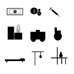 Obraz premium black and white icons set