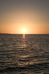 Sunrise panorama over the Red sea. Egypt