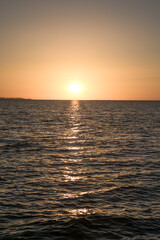 Sunrise panorama over the Red sea. Egypt